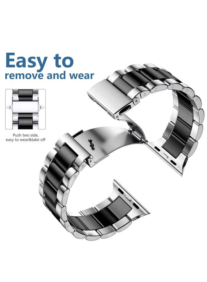 Metal Chain Band - 41mm 40mm 38mm 44mm 42mm 45mm 49mm Stainless Steel