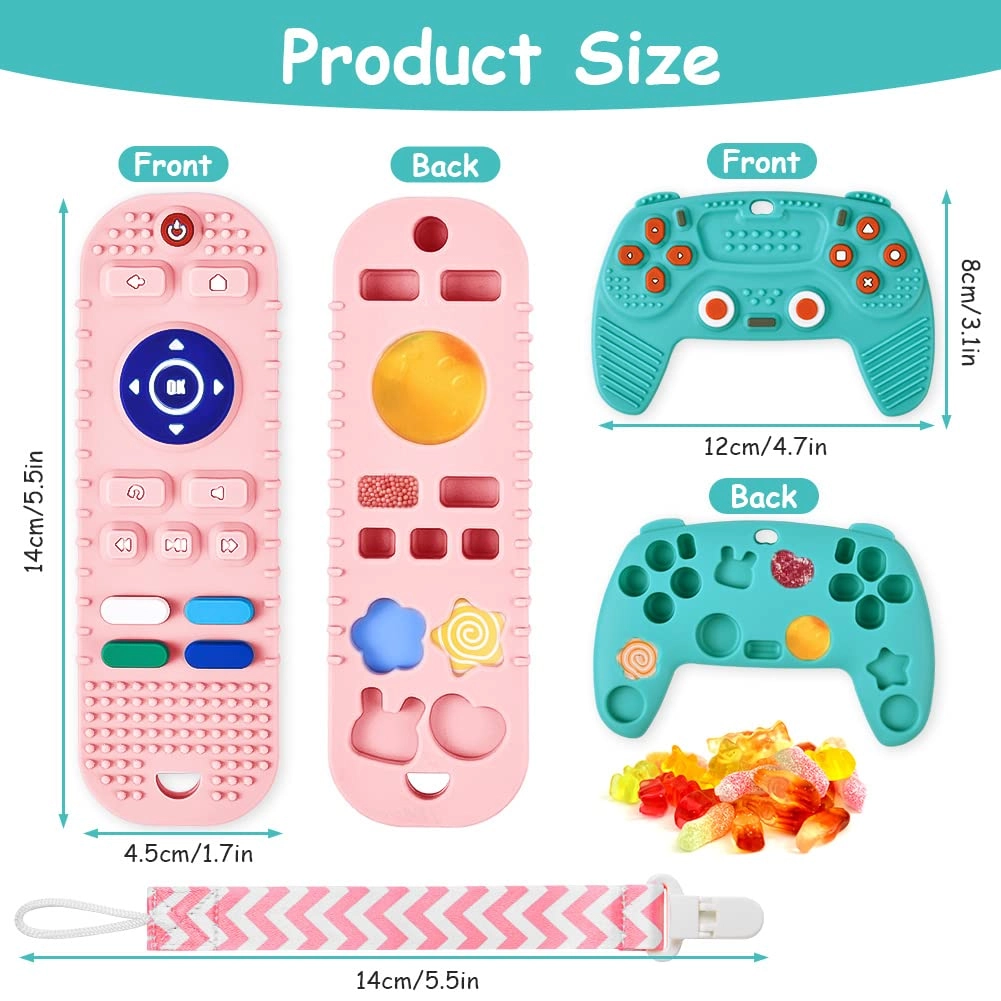 Silicone Remote Control Teether