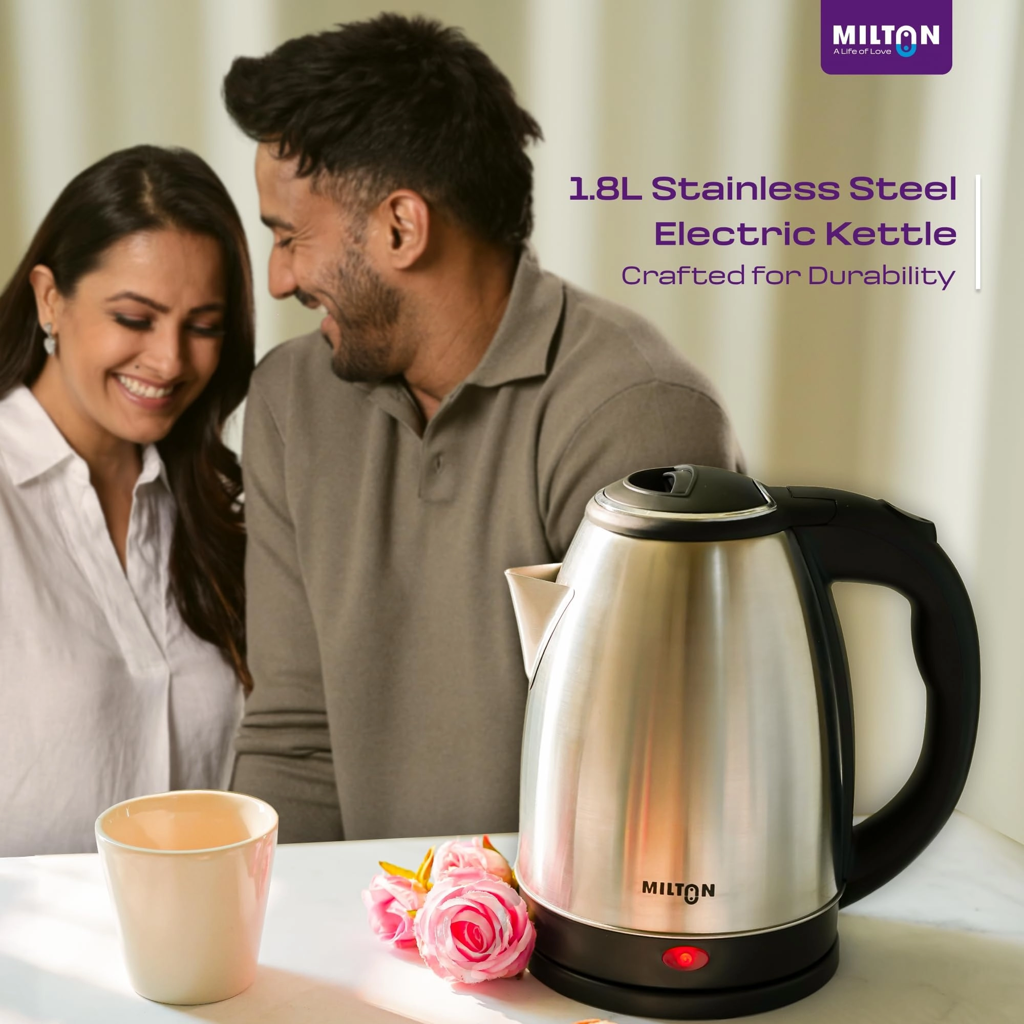 Stainless Steel Kettle - 1.8L