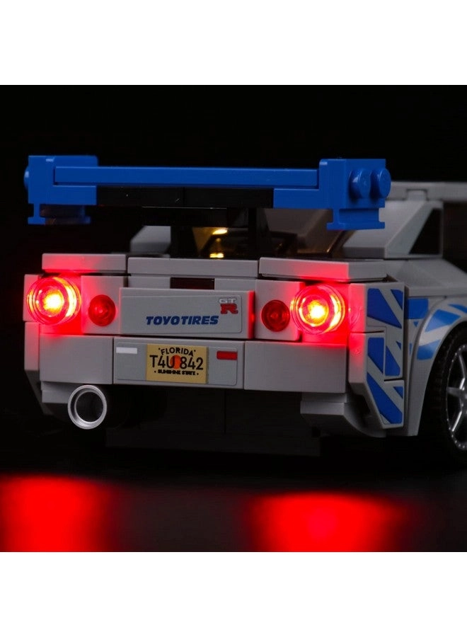 Led Light Kit for LEGO Fast 2 Furious Nissan Skyline GT-R 76917