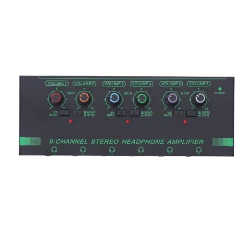 Headphones Amplifier - 6 channels Type C