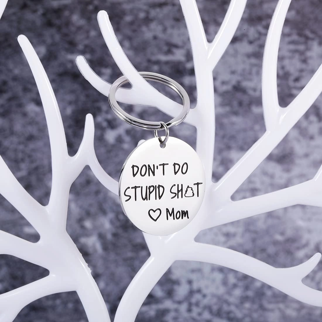 Funny Keychain - Humor-Mother-Teenager