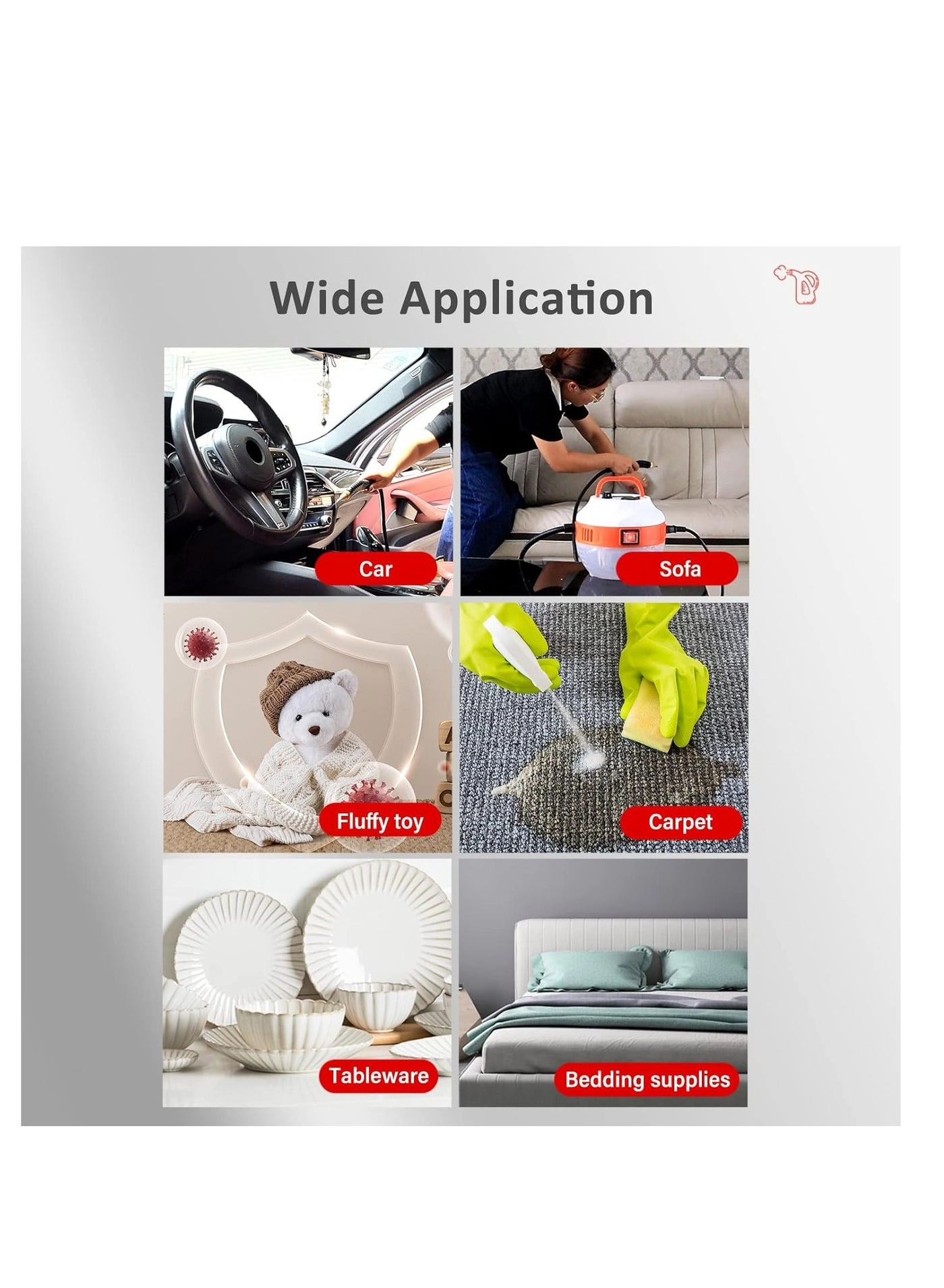 Handheld Steam Cleaner - 3BAR 400 Milliliters