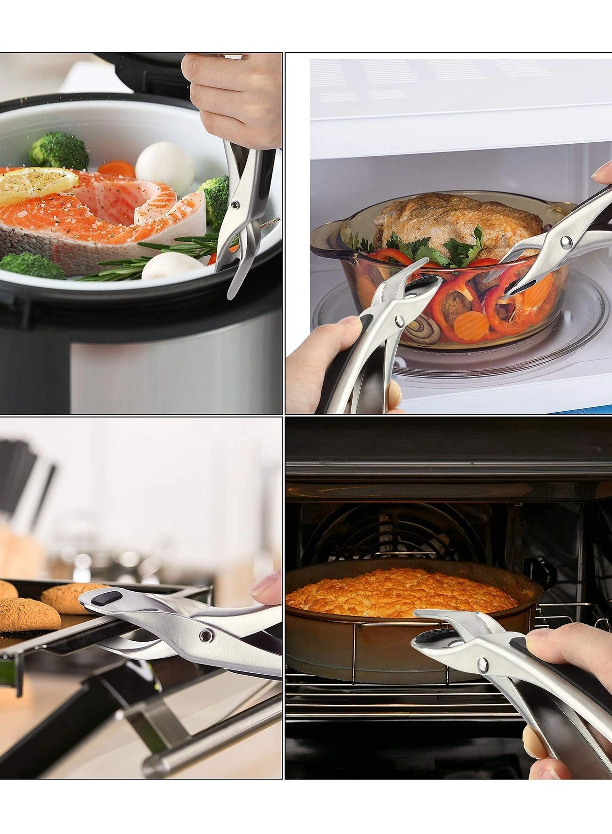 Plate Gripper - Food Grade 18/8 stainless steel 2 piece(s)