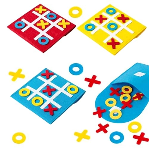 Tic Tac Toe Game - 3 Pcs Kid