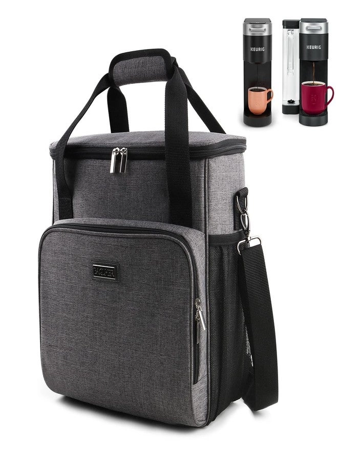 Coffee Maker Travel Bag - Compatible with Keurig K-Slim K-Supreme Grey
