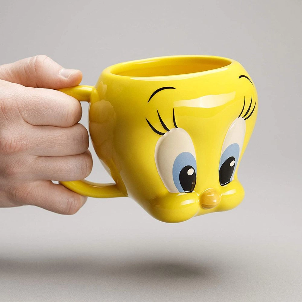 Warner Bros Tweety Shaped Mug - Looney Tunes