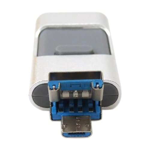 USB 3.0 Flash Drive - USB/Lightning/Type C 64GB