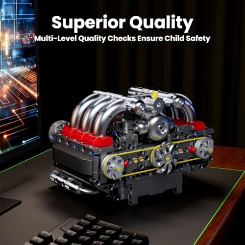 Mini V8 Engine Kit - 609 pcs for ages 14+