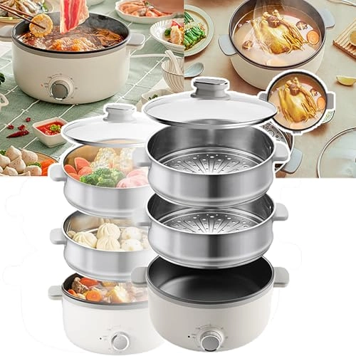 Electric Steamer Cooker - 13L