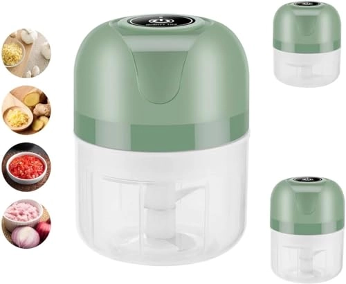 Mini Food Chopper - 8.5oz 3.3oz Cordless Rechargeable