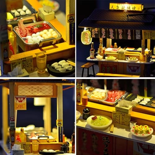 Miniature Wooden Dollhouse Furniture Kit - Creative Room 1:24