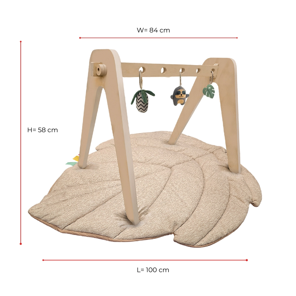 Natures Nook Maple Leaf Shaped Baby Playmat - 6 months