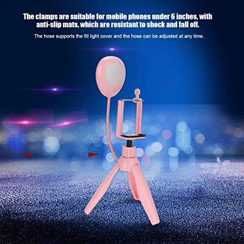 Fill Light - Pink Tripod Phone Holder