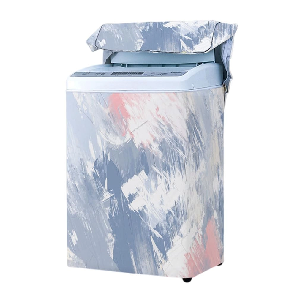 Top Load Washing Machine Cover - L Capacity 6-7.2 kg Oil On Canvas Effect 5