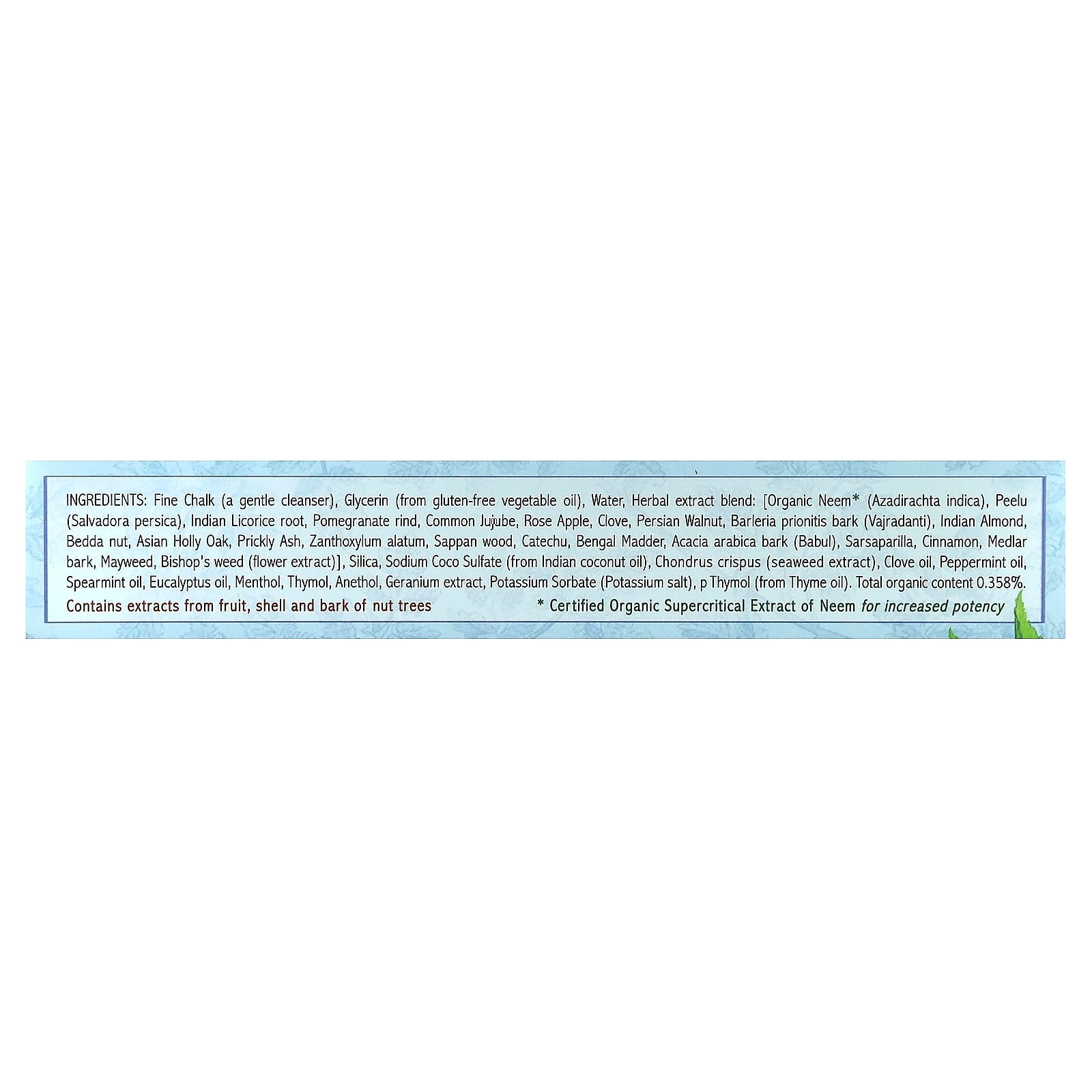 Ayurvedic Herbal Classic Toothpaste 117 g