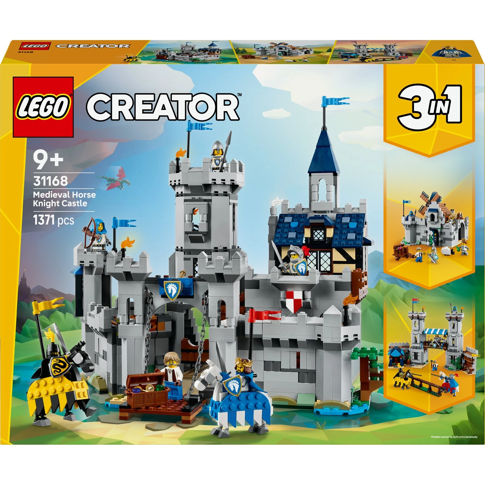 Creator Medieval Horse Knight Castle (31168) - 3in1 1,371-piece