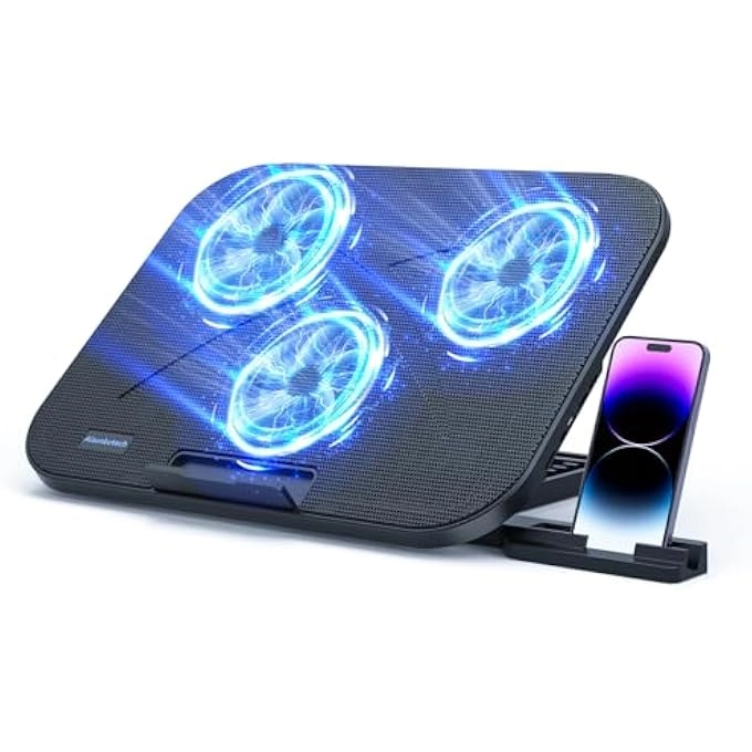 rayihni Laptop Cooling Pad - 3 FANS 12-17 INCH