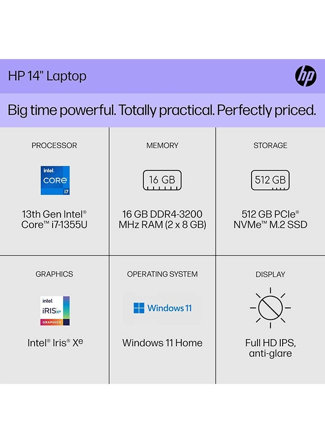 9Z0K9UA#ABA - 15.6'' Core i7-1355U 16GB 512GB