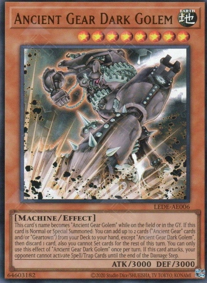 Yu-Gi-Oh! Ancient Gear Dark Golem - LEDE-EN006