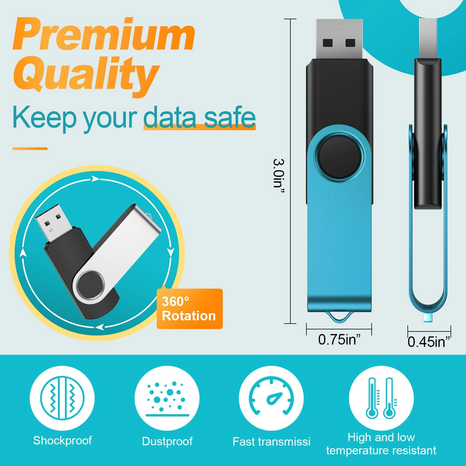 Bulk Flash Drive - USB 2.0 2GB