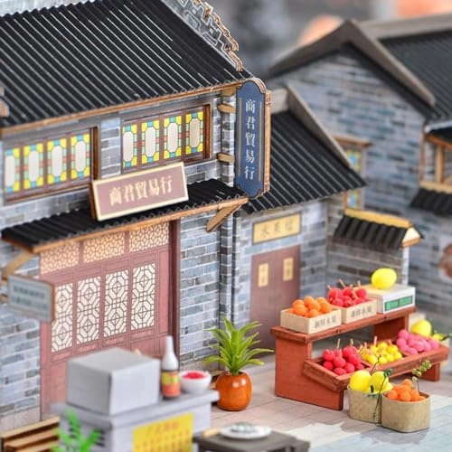 3D Wooden Puzzle Bookshelf Insert - Library of Books 1:24