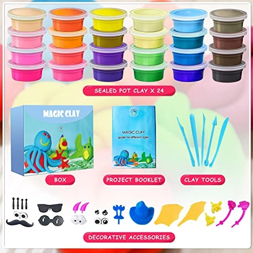 Modeling Clay Kit - 24 pieces