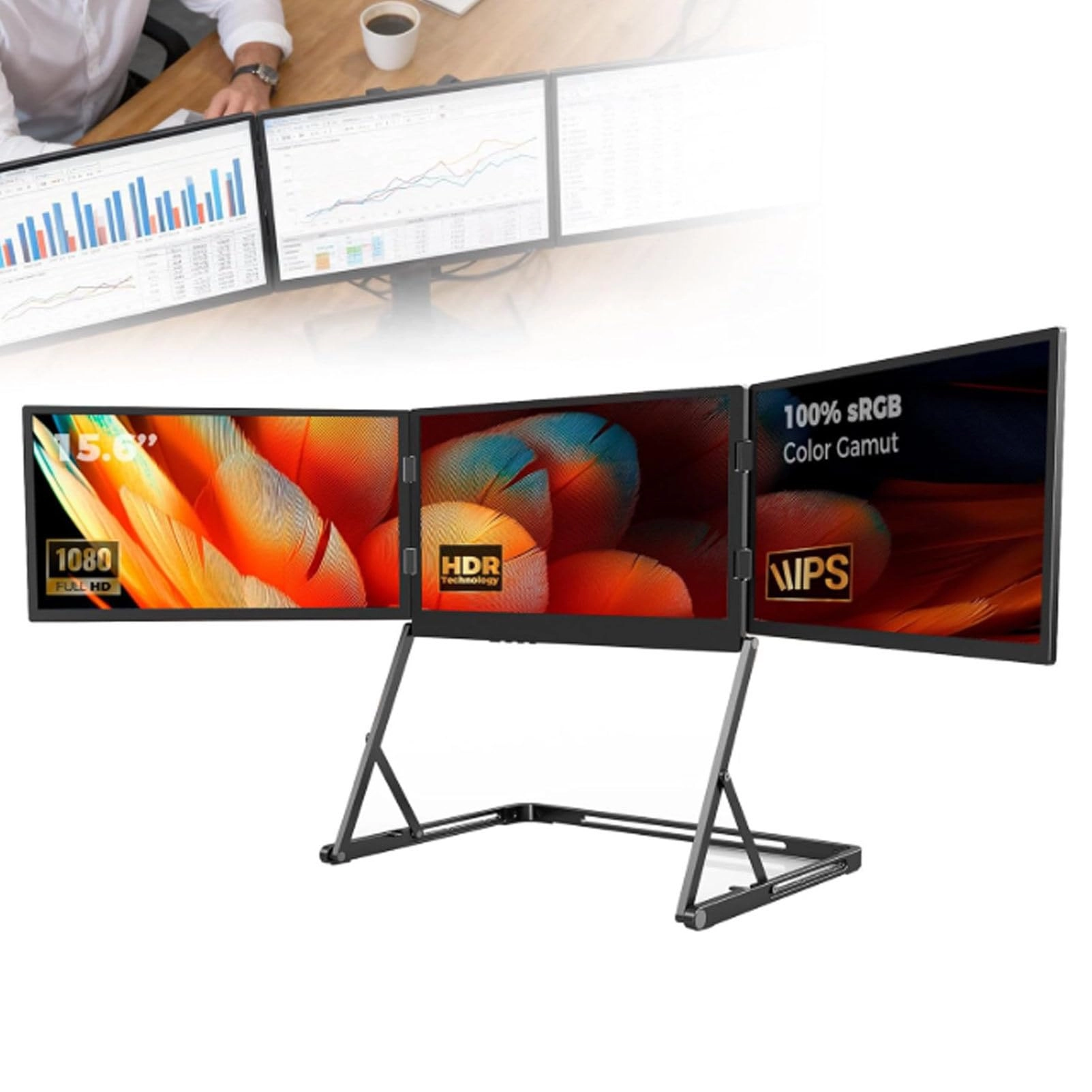 Oiyekntd a0cm-981075 Laptop Screen Extender - 15.6" 1080P