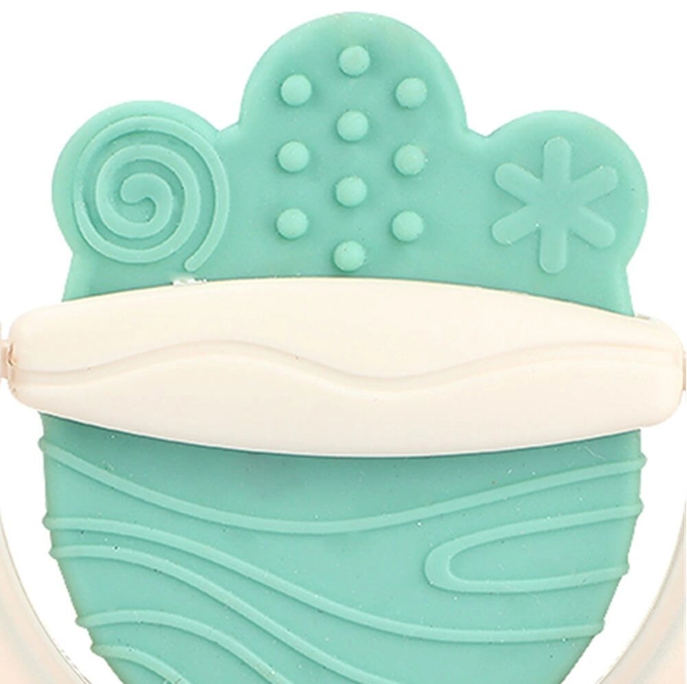 Silicone Baby Teether And Rattle Set