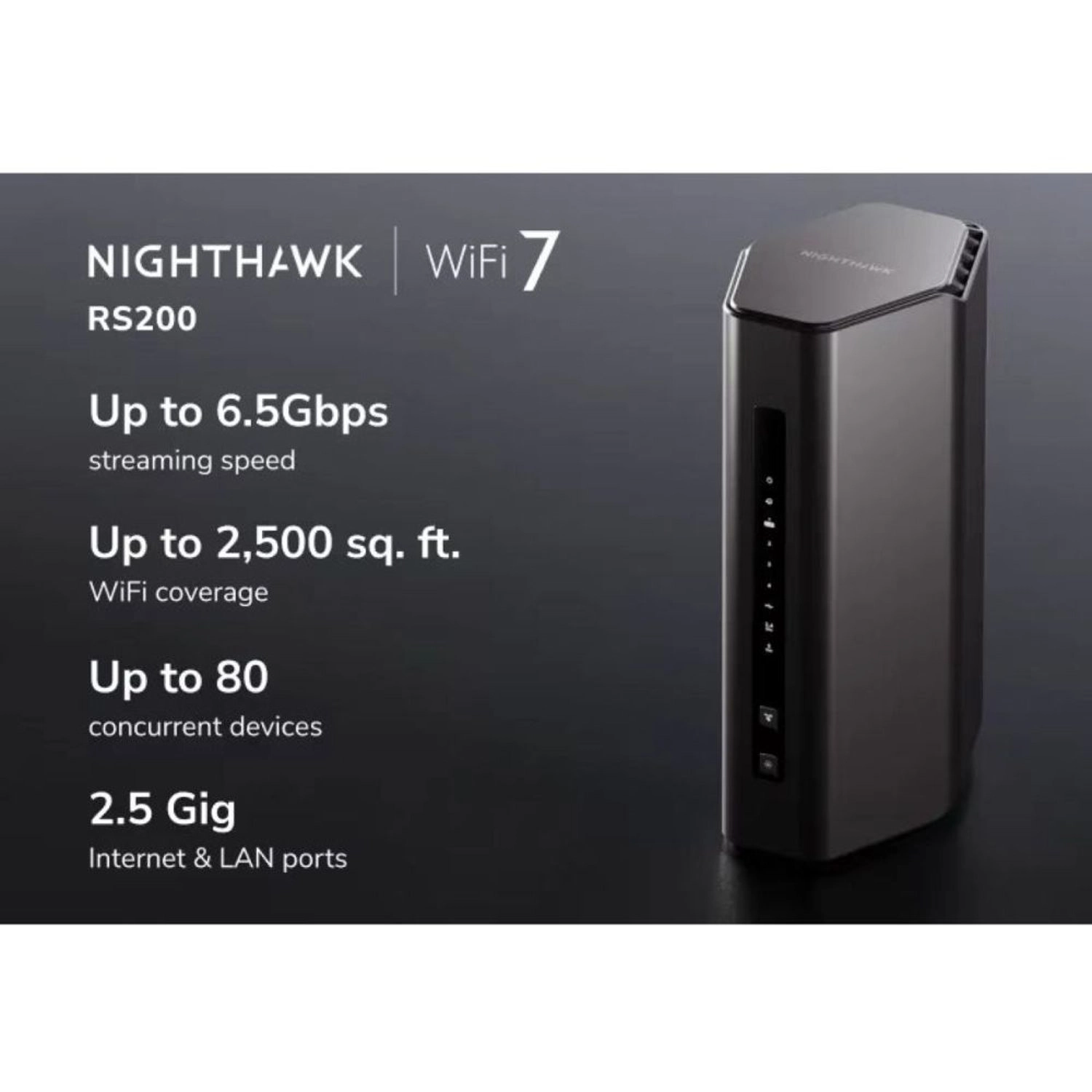 Nighthawk - 6500 Mbps WiFi 7