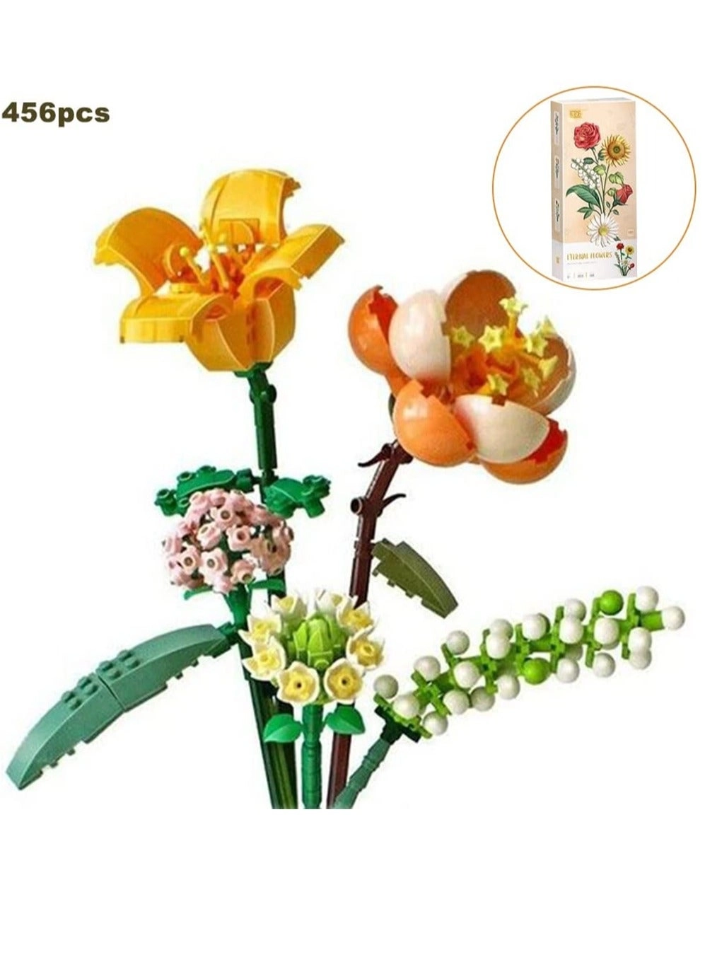 Flower Bouquet Building Blocks - ABS plastic