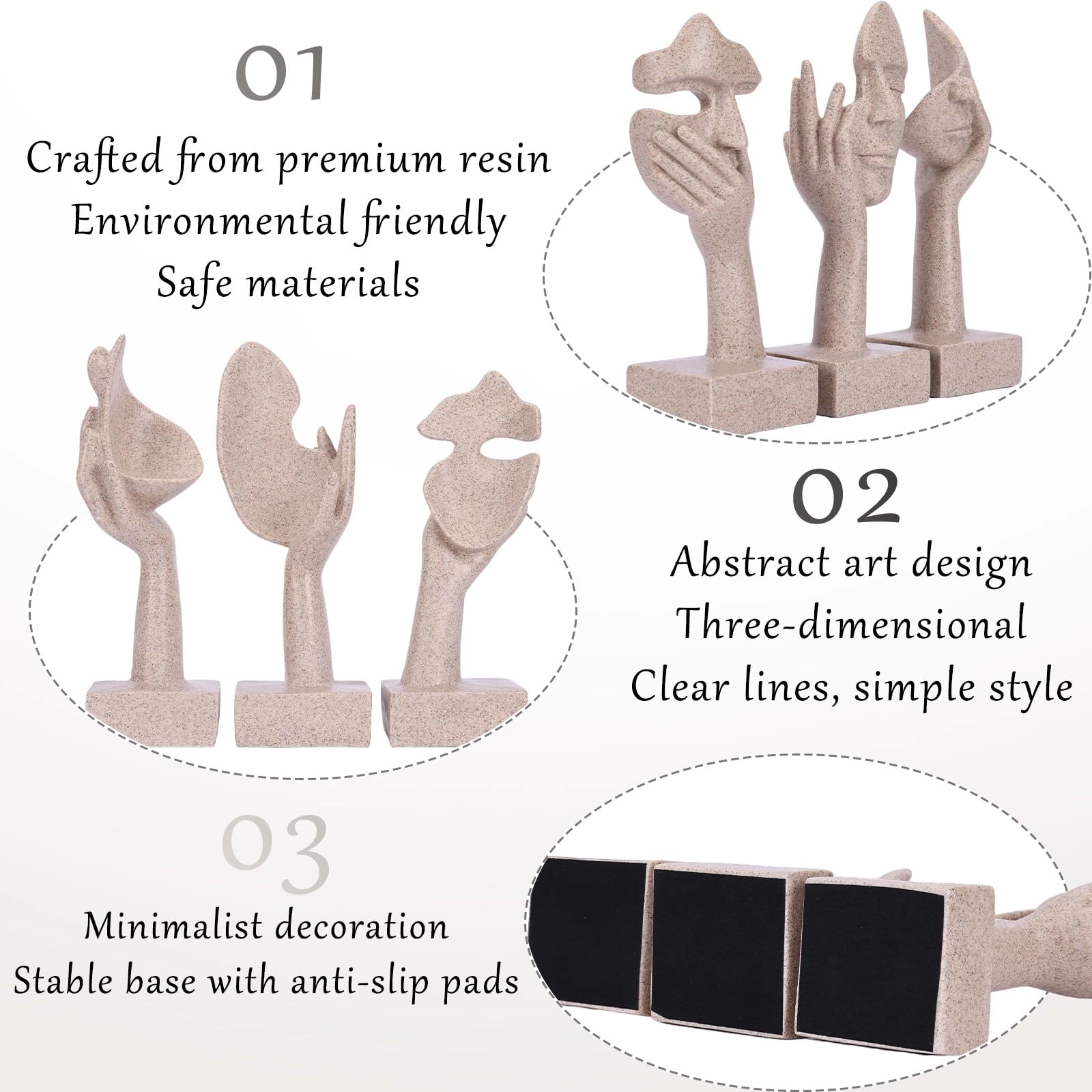 Thinker Statue - Plastic, Resin