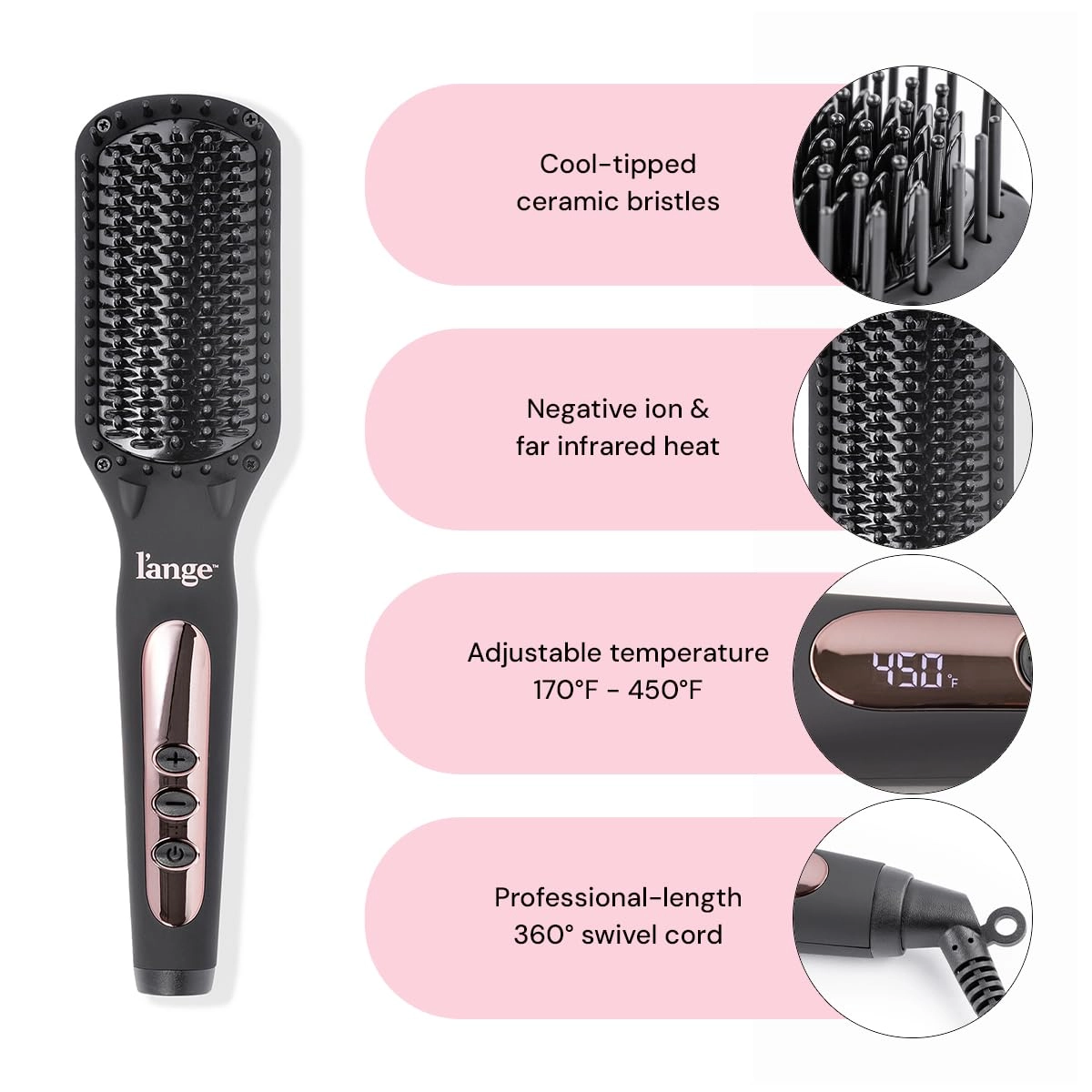 Le Vite - Straightening Brush Ceramic Dual-Voltage