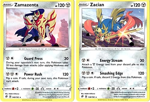 Zacian 139/192 + Zamazenta 140/192