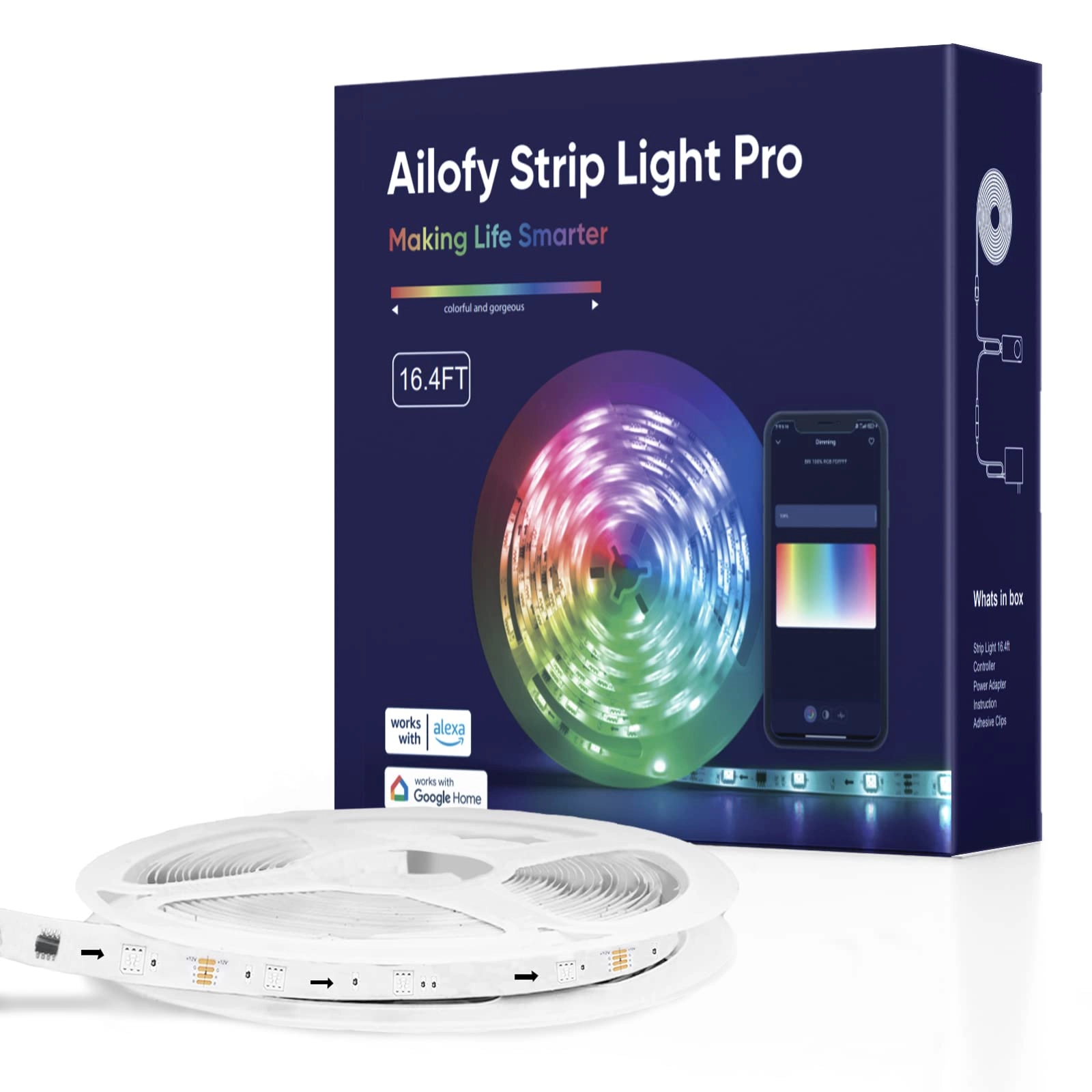 ailofy Smart LED Strip Lights Pro - 16.4ft