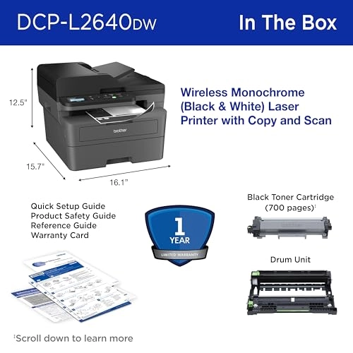 DCPL2640DW - Laser Monochrome