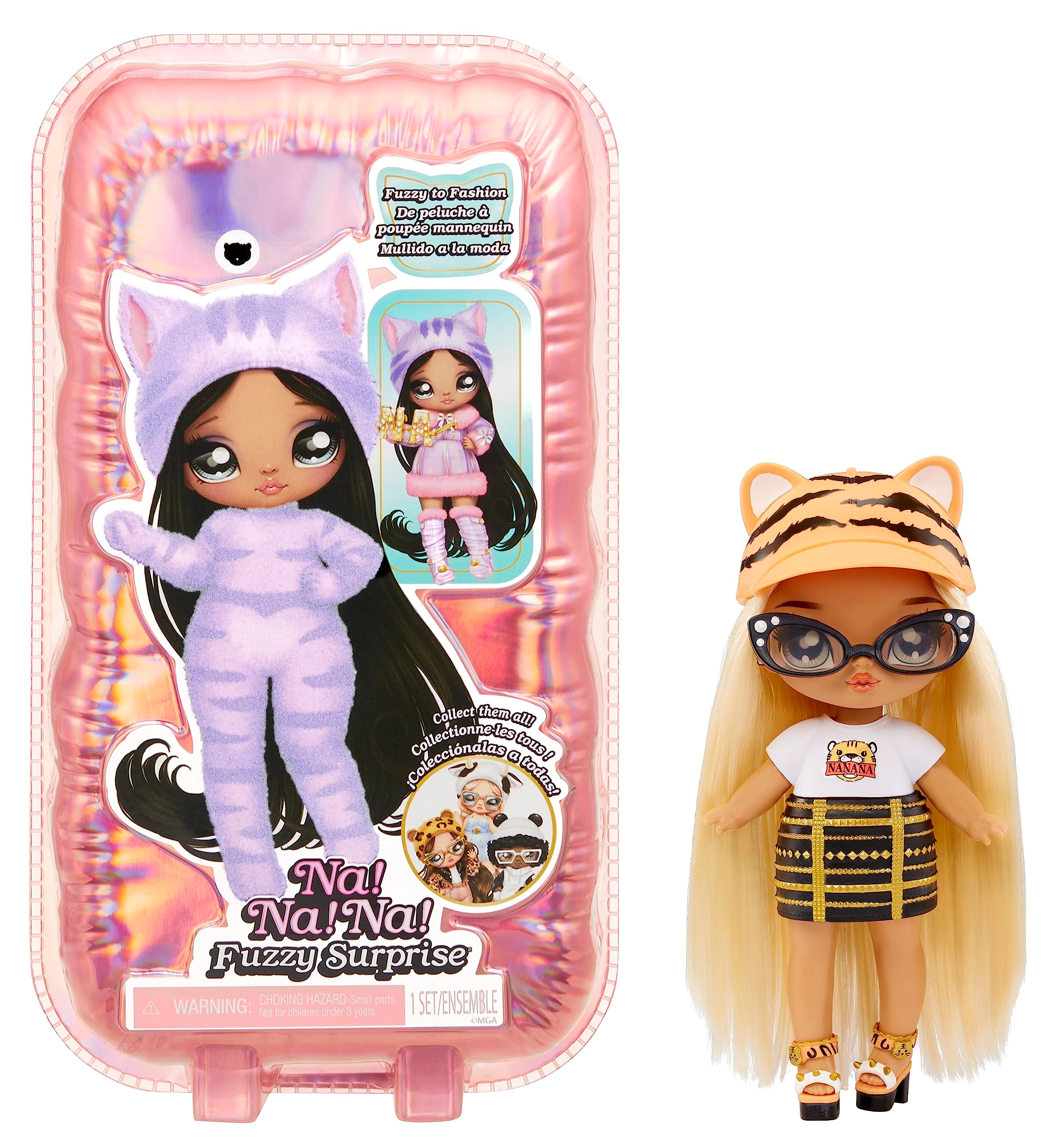 MGA Entertainment Tiger Linda Fashion Doll - 18 cm Flocked Body Ages 4+