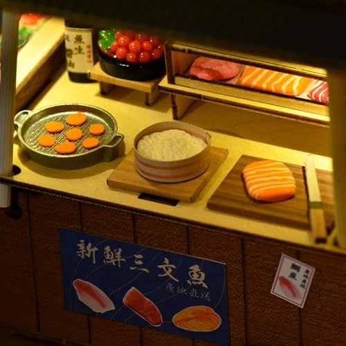Gibbon Sushi Shop - Vintage Japanese