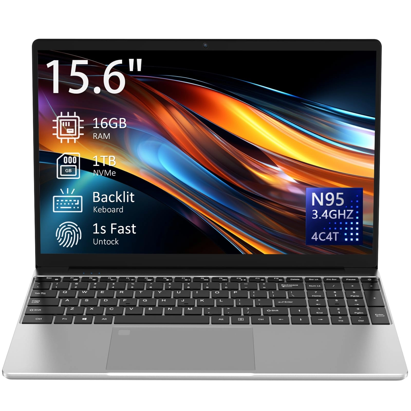 T152A - 15.6'' Intel Mobile CPU 16GB DDR4 1TB SSD
