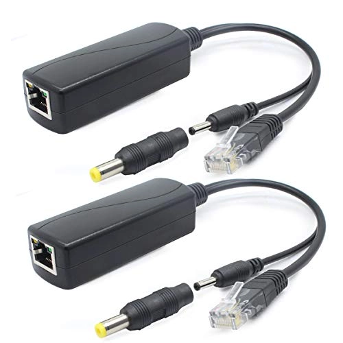 PoE Splitter - 44-56V 12W IEEE 802.3af 10/100Mbps