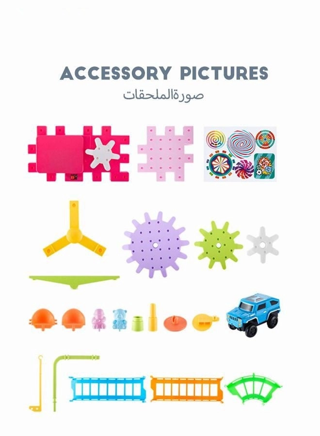 Electric Building Block Gear Toy Set - 203 pcs