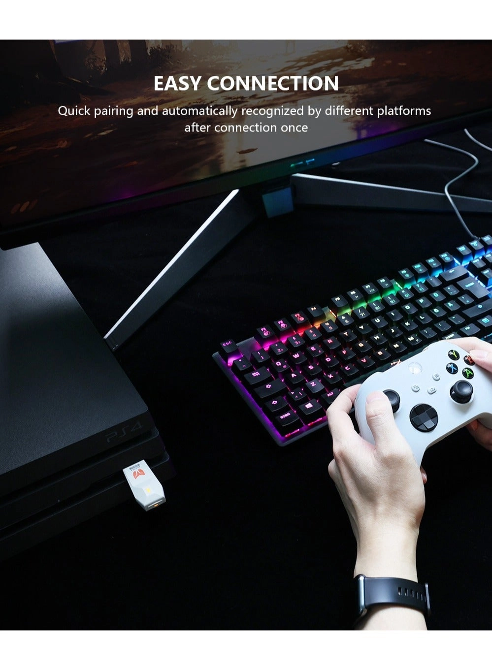 R100 Pro - Wireless Switch PS4 Windows 11&10 PC