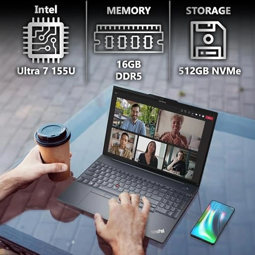 ThinkPad T16 Gen 3 21MN000DGR - 16'' Core Ultra 7 155U 16GB DDR4 512GB SSD