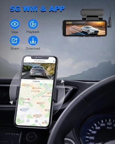 Dash Cam Front and Rear - 2160p 1080p