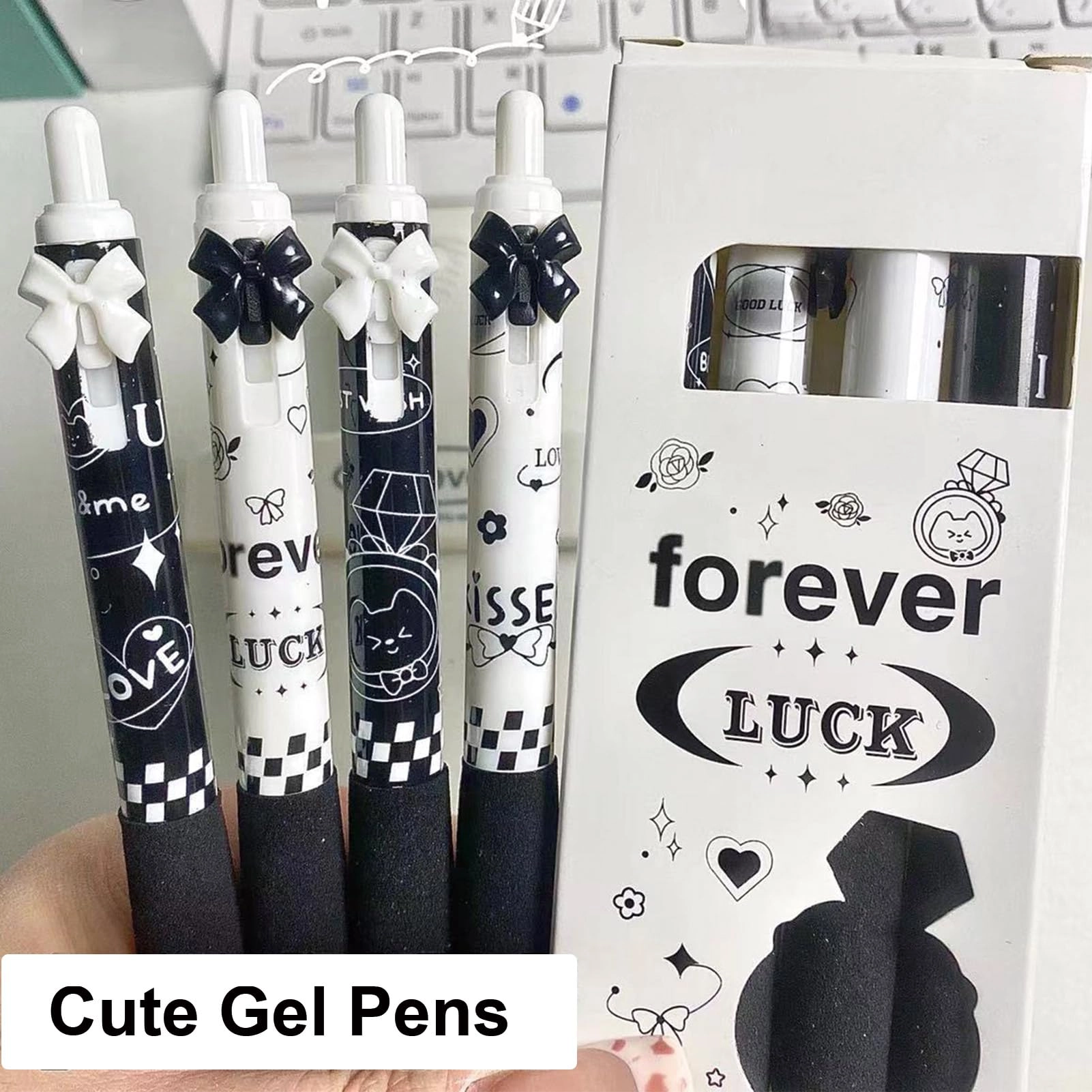 Cute Gel Pen - 4Pcs 0.5mm
