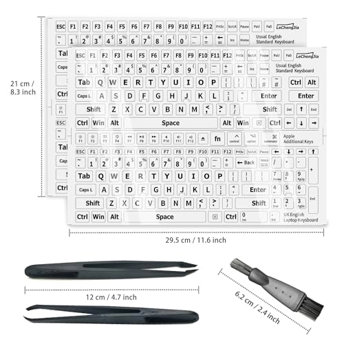 English keyboard stickers - US Layout