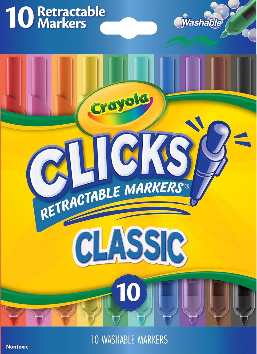 COLOR LAND CHILDRENS TOYS CENTER LLC Clicks Retractable Tip Markers - Multi Retractable Tip
