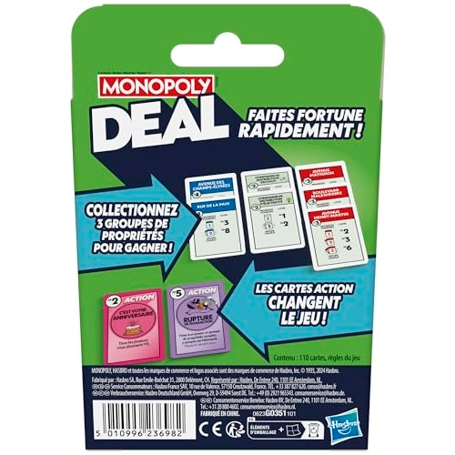 Monopoly Deal - Card Game (French)