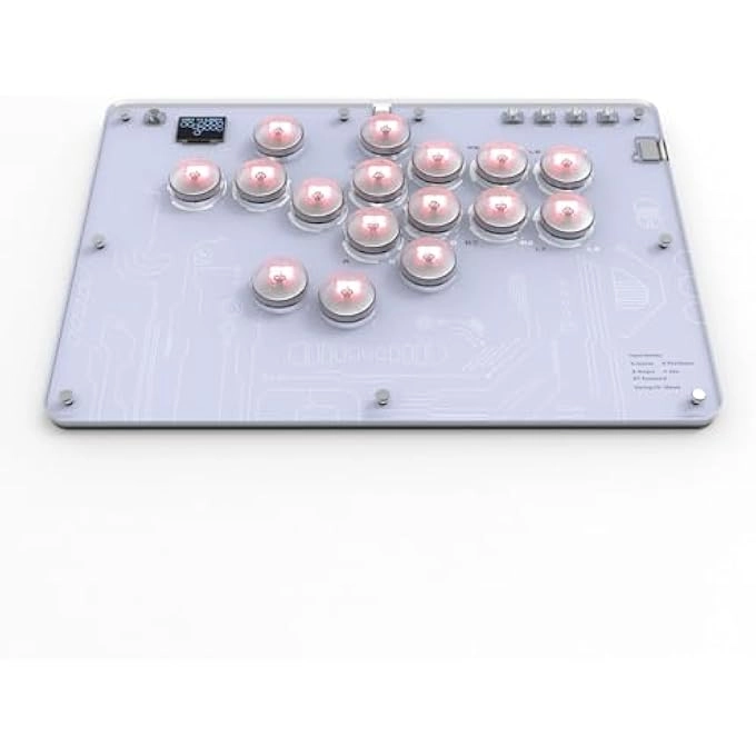 rayihni ARCADE STICK - Windows 10 or above Steam Deck Ps 3 Ps 4 Switch Raspberry Pi MiSTer Android Linux iPadOS macOS