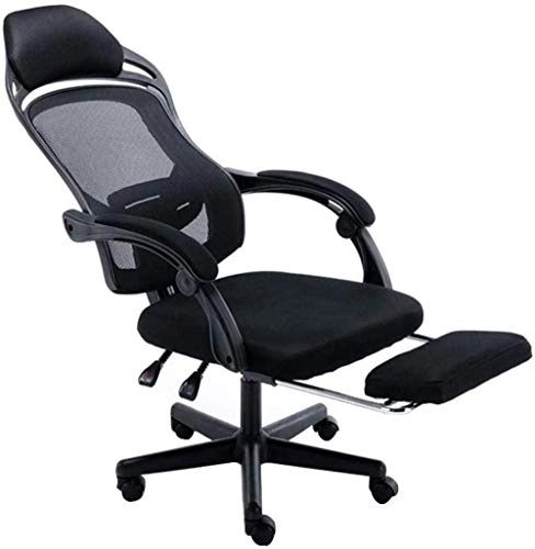 Desk Chair - PU Leather Brown High Back